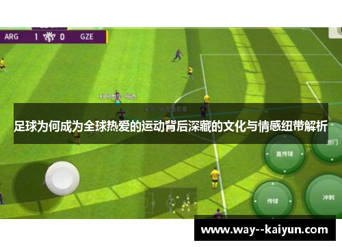 足球为何成为全球热爱的运动背后深藏的文化与情感纽带解析